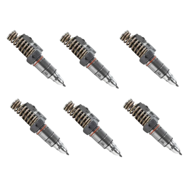 Tamerx Fuel Injector Set for Detroit 50 Series and 60 Series, OEM 5236981, includes 6 injectors, high-quality performance.