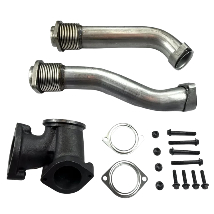 Tamerx International Navistar T444E Exhaust Manifold 1999-2004: OEM F81Z6K854EA, high-quality performance.