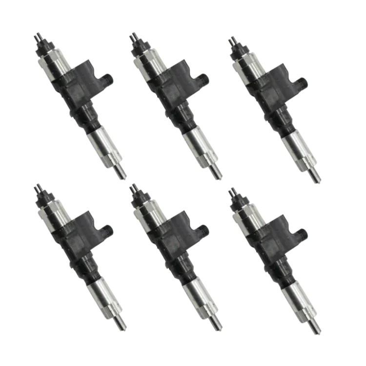 Tamerx Fuel Injector for Isuzu 6HK1 engines, OEM 095000-5361 Set of 6, for 2004-2007 models, high-quality performance.